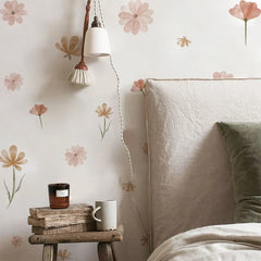 Pastel Flowers Wall Decal Set