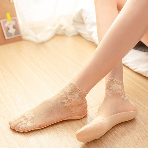 Invisible Lace Socks Thin