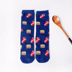 Food Cartoon Socks