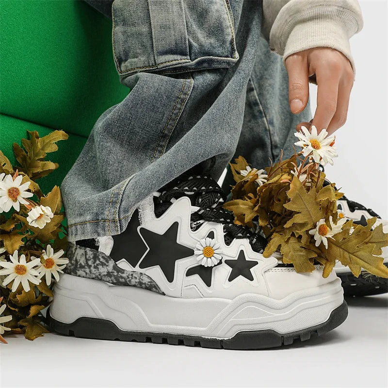 Star Rise Flowers Sneakers