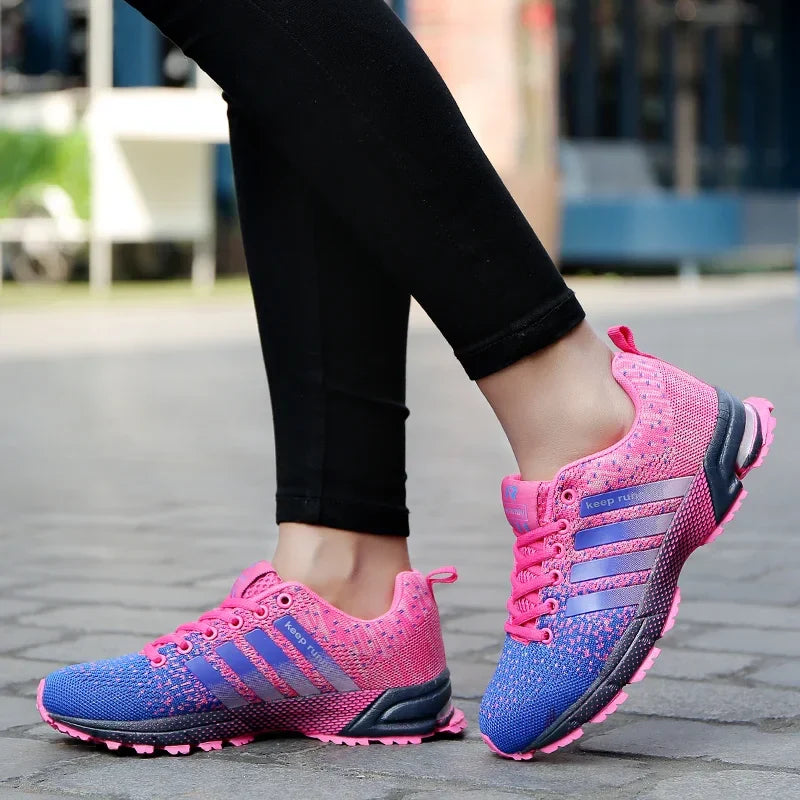 Lightweight Gradient Color Sneakers