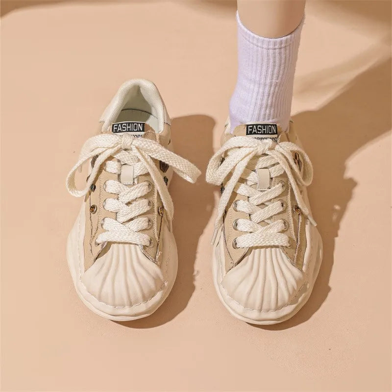 Rhinestone Luxe Radiance Shell Sneakers
