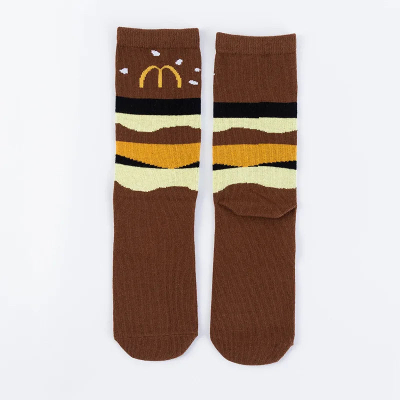 Food Cartoon Socks