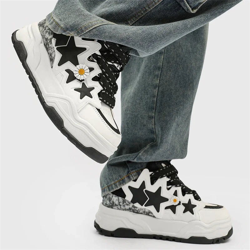 Star Rise Flowers Sneakers