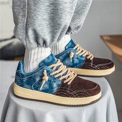 Casual Canvas Denim Sneakers