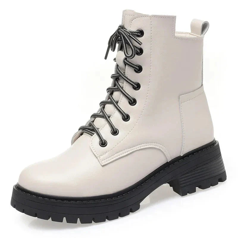 Winter Leather Women's Snow Boots