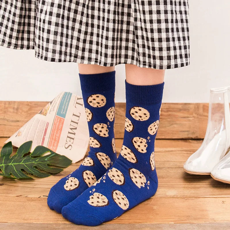 Colorful Food Printed Socks