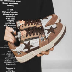 Brown Star Sneakers