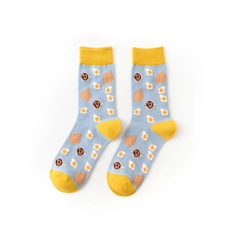 Colorful Food Printed Socks