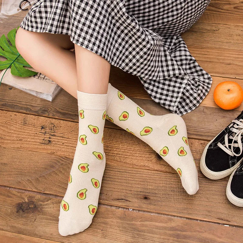 Colorful Food Printed Socks