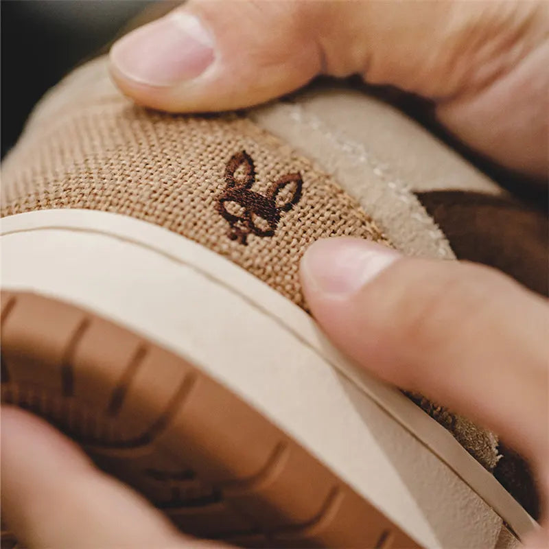 Deadly Rabbit Embroidery Sneakers