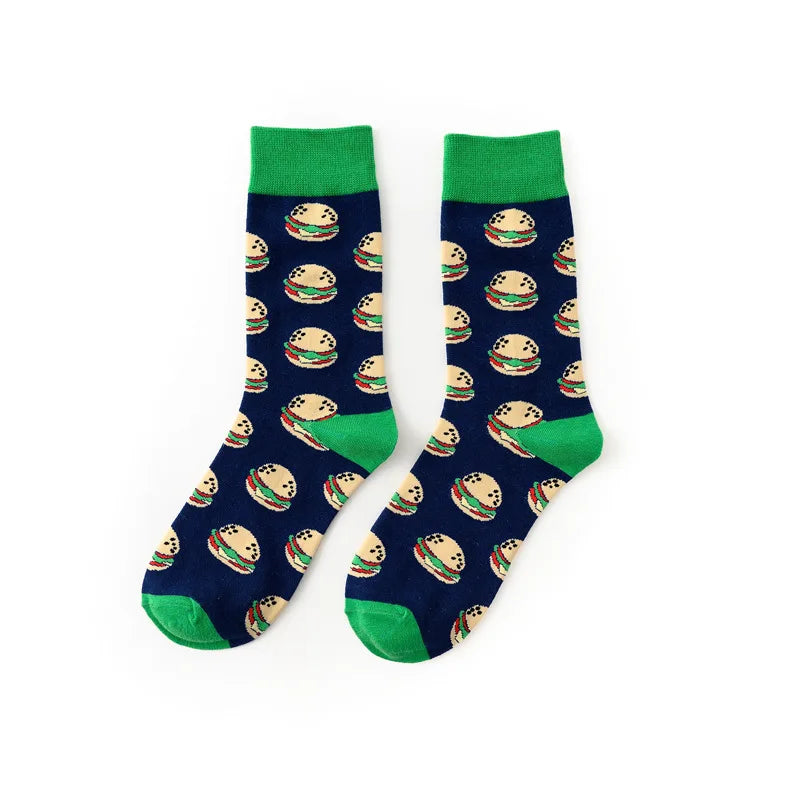 Colorful Food Printed Socks