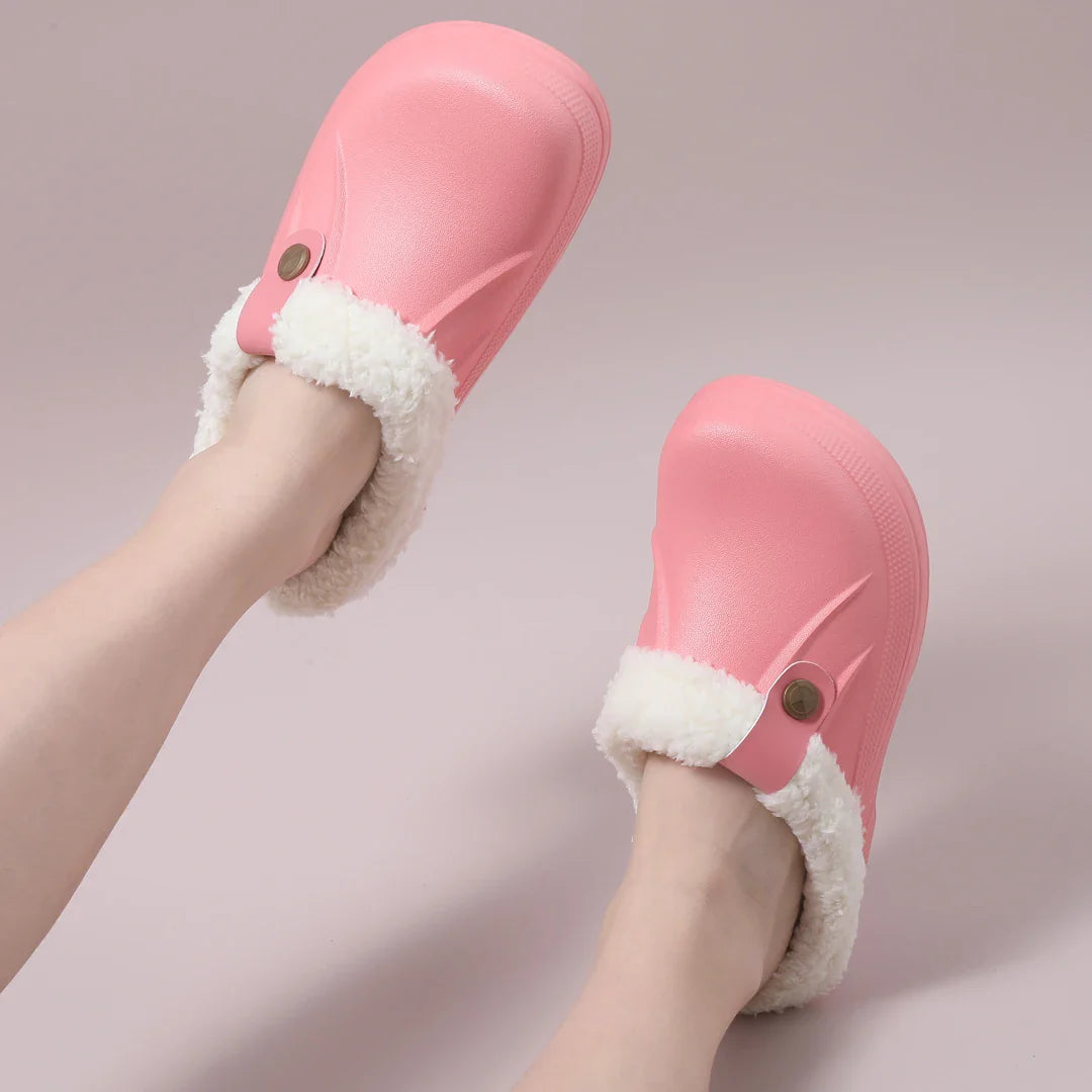 Fuzzy Waterproof Slippers