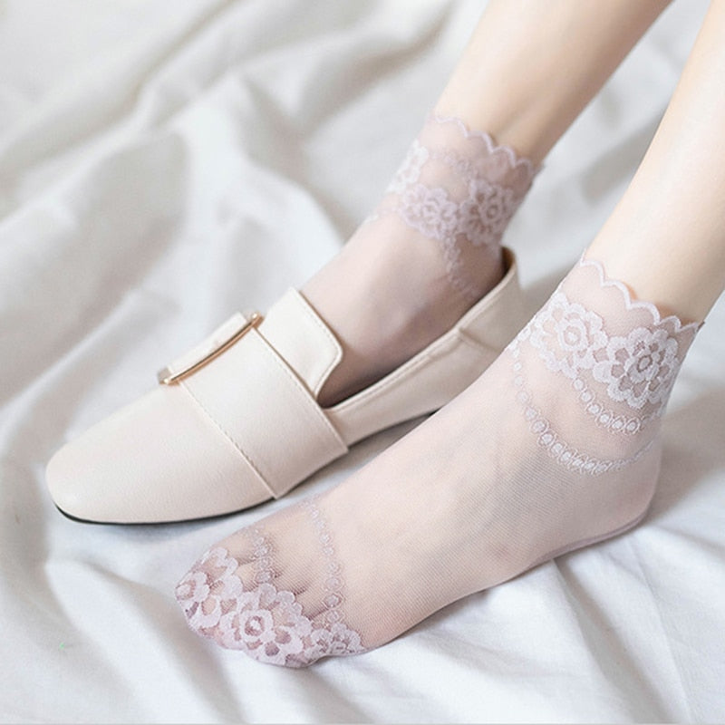 Invisible Lace Socks Thin