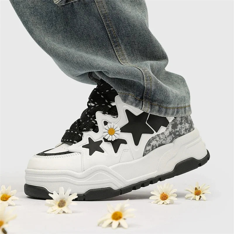 Star Rise Flowers Sneakers