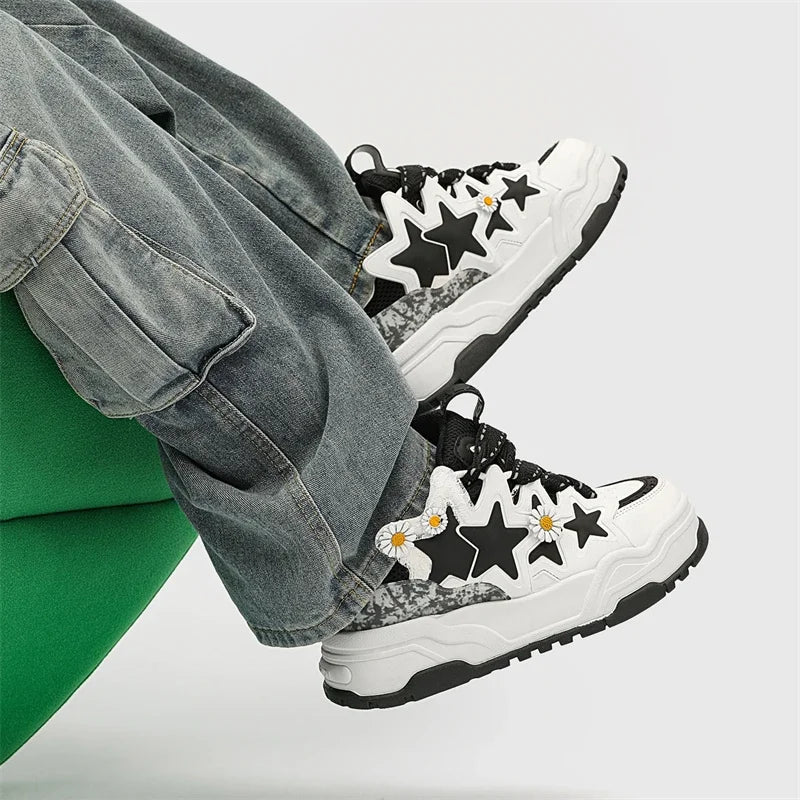 Star Rise Flowers Sneakers
