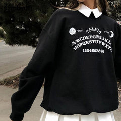 Harajuku Ouija Black Sweatshirts