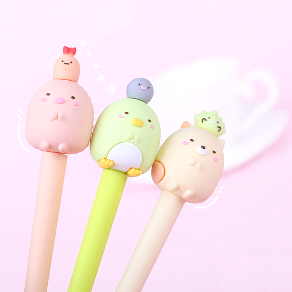 3Pcs Sumikko Gurashi Gel Pen