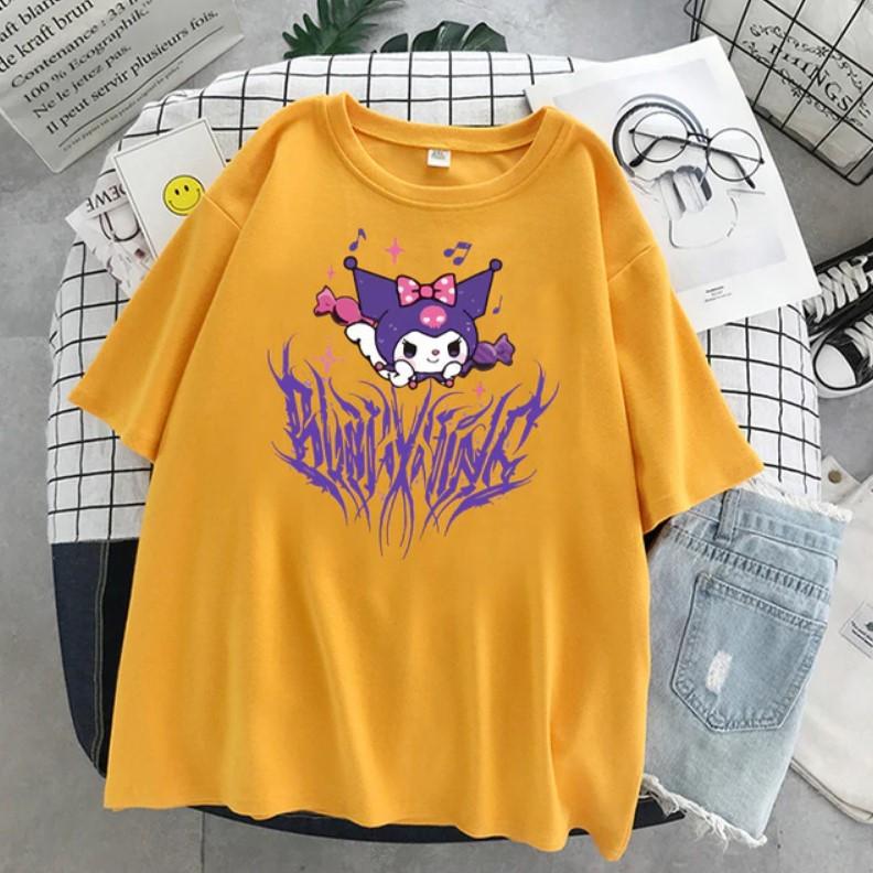 Aesthetic Print Kuromi T-shirt