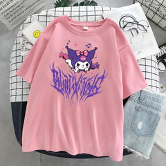 Aesthetic Print Kuromi T-shirt