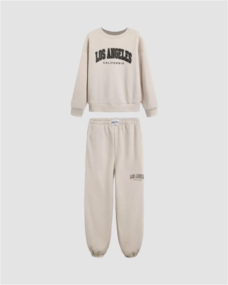 LOS ANGELES Fleece Tracksuit Set