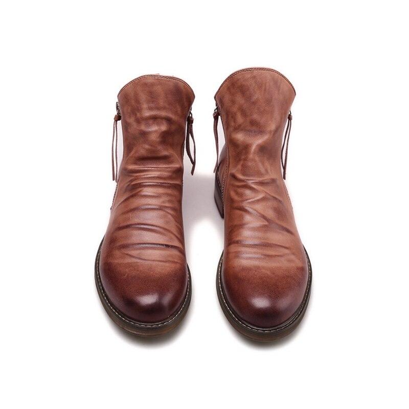 Men's Zipper Cowboy Boots