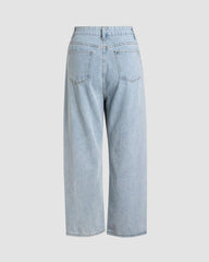 Klingon Contrasting Denim Jeans