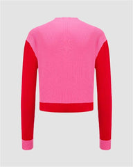 Heart Icon Contrasting Sweater