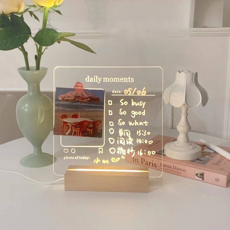 Aesthetic Notice Acrylic Board Gift