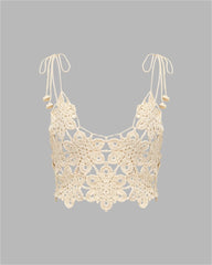Eckleche Lace Crop Top
