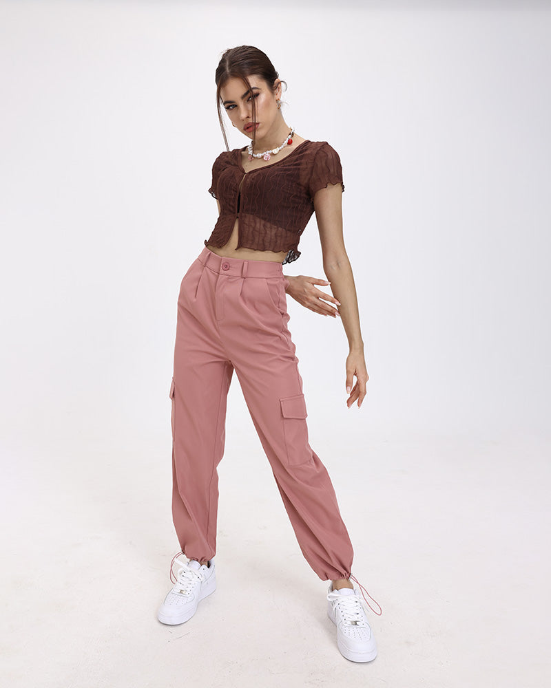 Slouch High Waisted Trousers