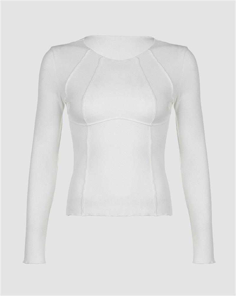Dividing Line Ribbed Top