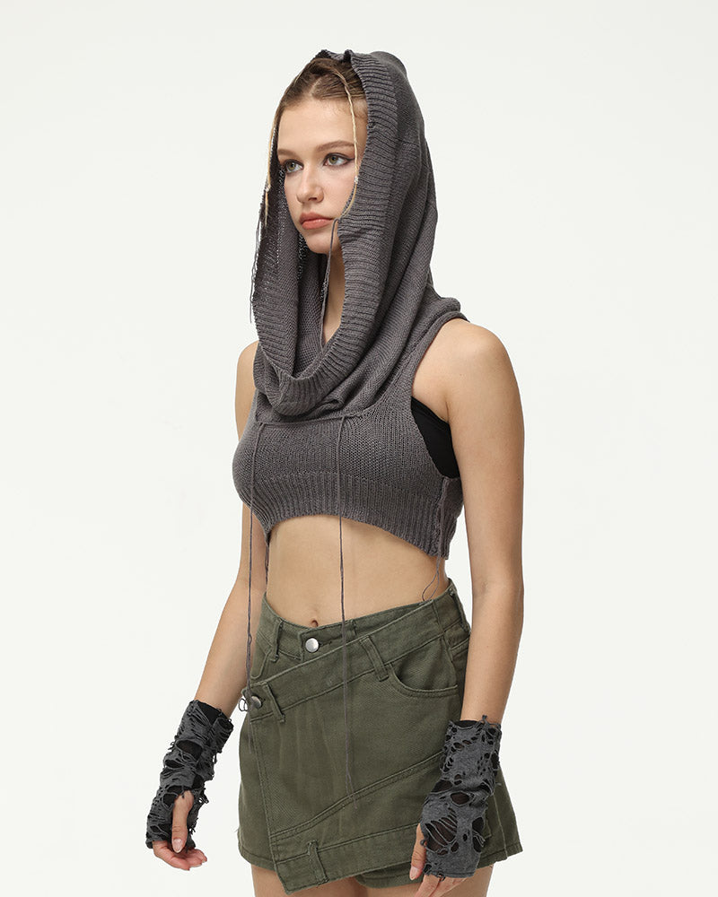 Deserted Wanderer Knit Hoodie