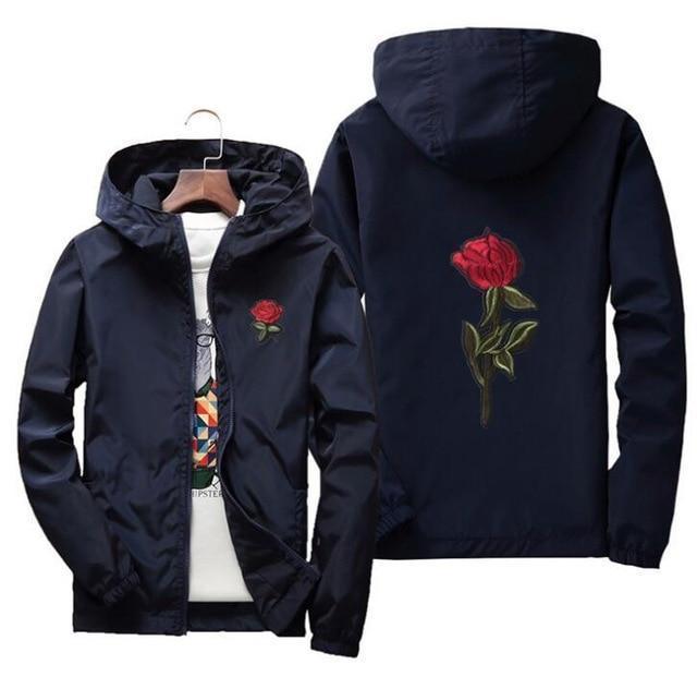 Cherished Rose Windbreaker Jacket