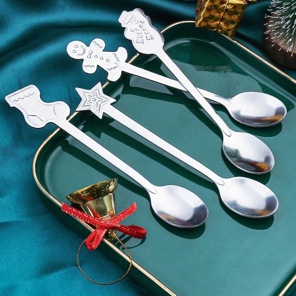 Christmas Tea Spoon Sets Gift