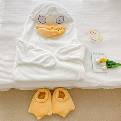 Cute Duck Matching Pajamas for Adult Kids