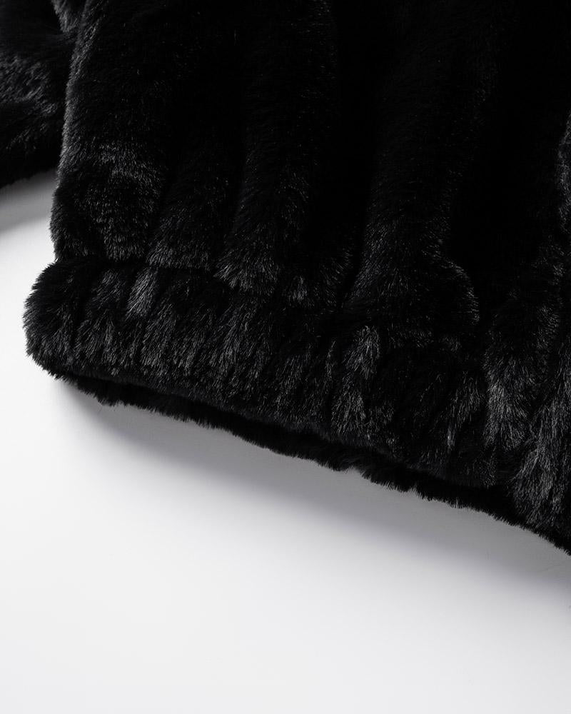 Nordica Cropped Teddy Jacket