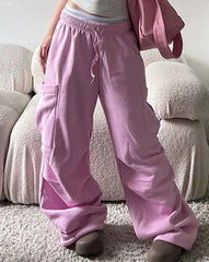 Large Pocket Casual Oversized Sweatpants