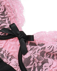 Sexy Lace Strap Party Skirt Set