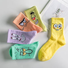 Lovely Cotton Smile Socks 5-Pair Pack