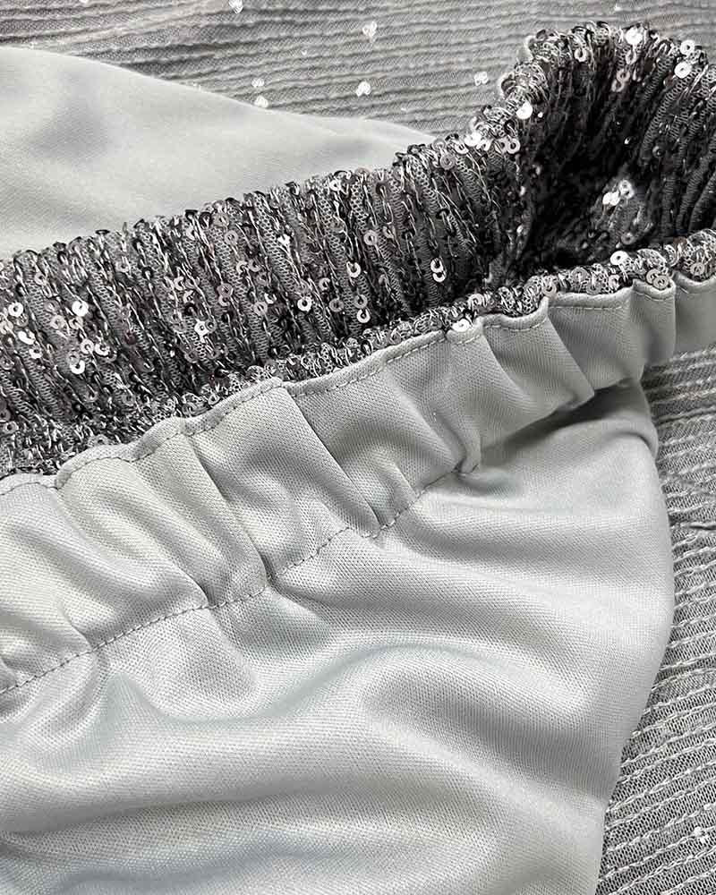 Sequin Festive Maxi Skirt