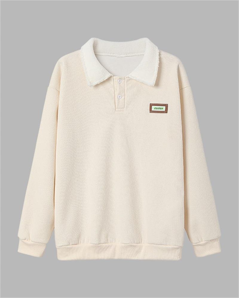 Wool Collar Corduroy Jacket