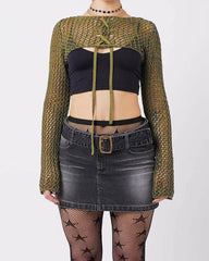 Templar Dame Shoelace Knit Bolero