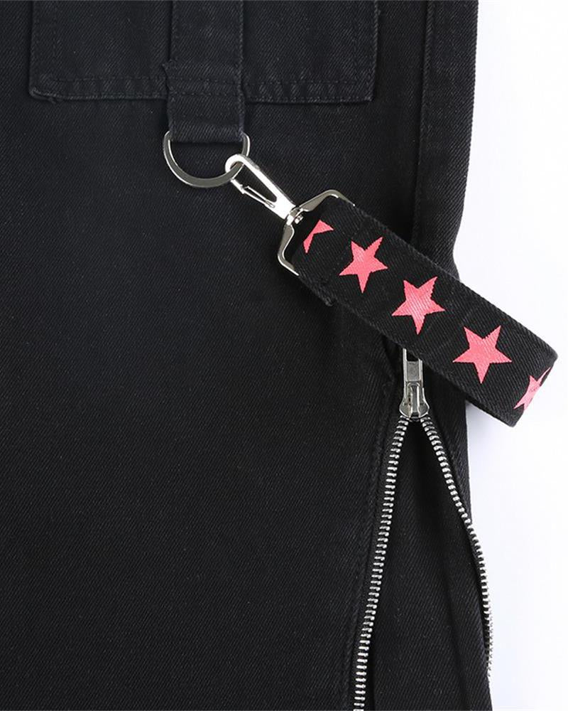 Dimwater Star Flared Cargo Pants