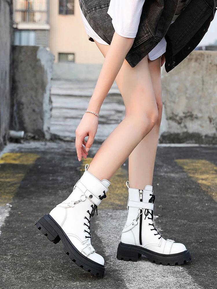 ElastiHeel Lace Boots