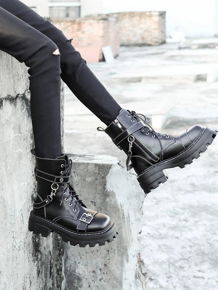 ElastiHeel Lace Boots