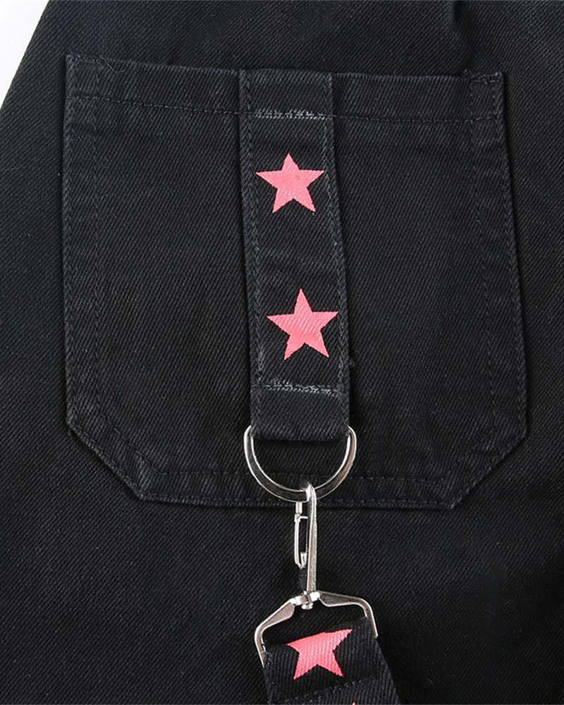 Dimwater Star Flared Cargo Pants