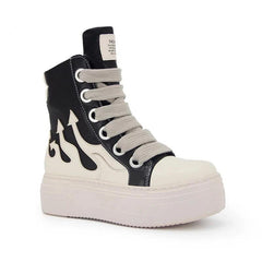 Flame Chunky Sneaker Shoes