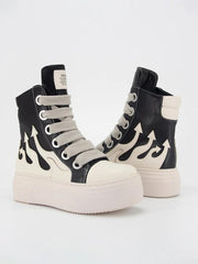 Flame Chunky Sneaker Shoes