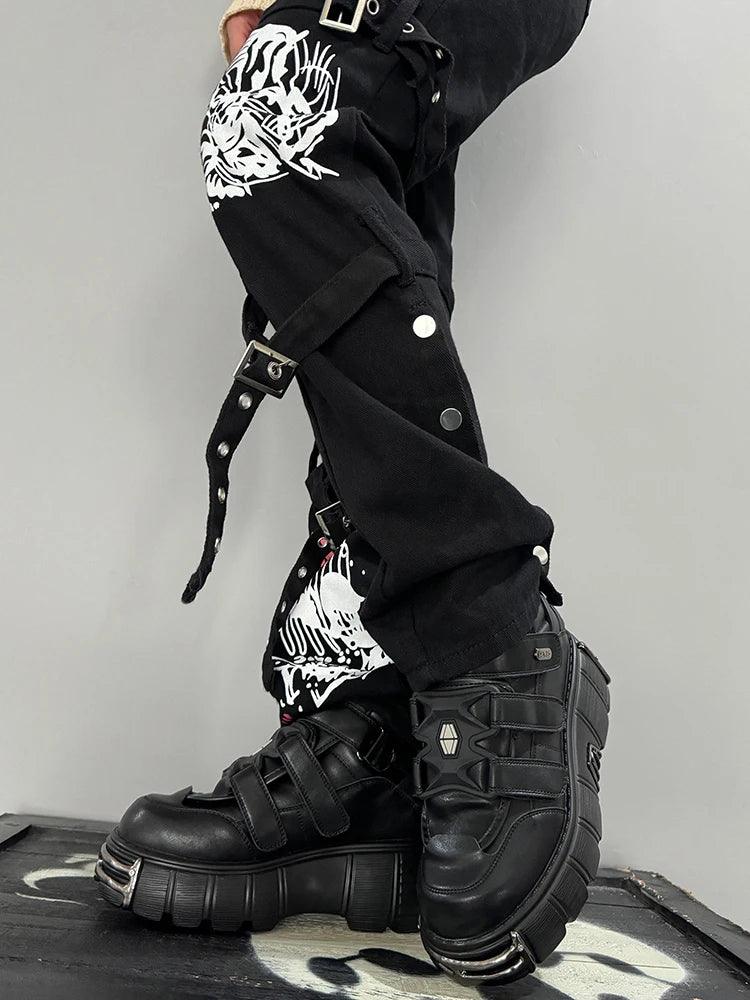 Gothic MetalHeel Platform Boots